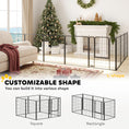 Load image into Gallery viewer, Dog Pen, 8 Panel Puppy Pen, Steel Dog Playpen, for Large Breeds, 100cm Tall, Black
