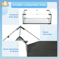 Load image into Gallery viewer, 3 Tiers Hamster Cage, Gerbil Cage with Deep Glass Bottom, Non-Slip Ramps, Platforms, Hut, Exercise Wheels, Water Bottle, Dish, for Syrian Hamster, Dwarf Hamster, 78.5 x 48.5 x 57cm

