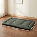Load image into Gallery viewer, Waterproof Dog Bed, Foldable Pet Bed with Anti-Slip Bottom, Oxford Fabric, Machine Washable, Scratch Resistant Outdoor for Large Dogs and Cats, 130L x 85W x 7H cm, Green
