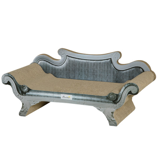Cat Scratching Board Cardboard Cat Scratchers Lounger, 60 x 29 x 26.5cm