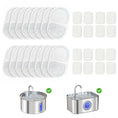 Load image into Gallery viewer, Cat Water Fountain Filters, 16 Pcs Activated Carbon Pet Water Fountain Filters for 3.2L/2.5L Pet Water Dispenser, Triple Filtration and High Efficiency
