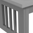 Load image into Gallery viewer, Raised Dog Bowl Feeding Bowls with Stand for Medium Dogs Elevated Pet Bowls Water Food Feeder 58L x 31W x 25H cm - Grey
