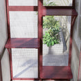 Load image into Gallery viewer, Large Outdoor Catio Enclosure, Weatherproof Cat House with Asphalt Roof,  Wooden Cat Patio Cage with 6 Balanced Platforms, 71" x 39" x 71", Wine Red
