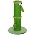 Load image into Gallery viewer, Cat Scratching Post for Indoor Cats, 63cm Tall Cat Scratcher Post with Sisal Rope Cover, Large Base, Green
