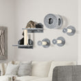 Load image into Gallery viewer, Cat Wall Shelves, 5PCs Cat Shelves with Scratching Post, Perches, Ladder, Steps, Condo, Wall Mounted Cat Climber, Grey
