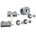 Load image into Gallery viewer, Cat Wall Shelves, 5PCs Cat Shelves with Scratching Post, Perches, Ladder, Steps, Condo, Wall Mounted Cat Climber, Grey
