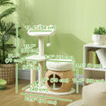 Charger l'image dans la visionneuse de la galerie, 31" Cat Tree, Cat Tower with Sisal Scratching Posts, Cat Condo, Cat Beds, Platform, Toy Ball, Cat Activity Center for Indoor Cats, Cream White
