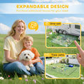 Load image into Gallery viewer, Dog Pen 16 Panels Puppy Pen Heavy Duty Pet Playpen for Indoor Outdoor for Dogs, Rabbits, Ducks 80cm High
