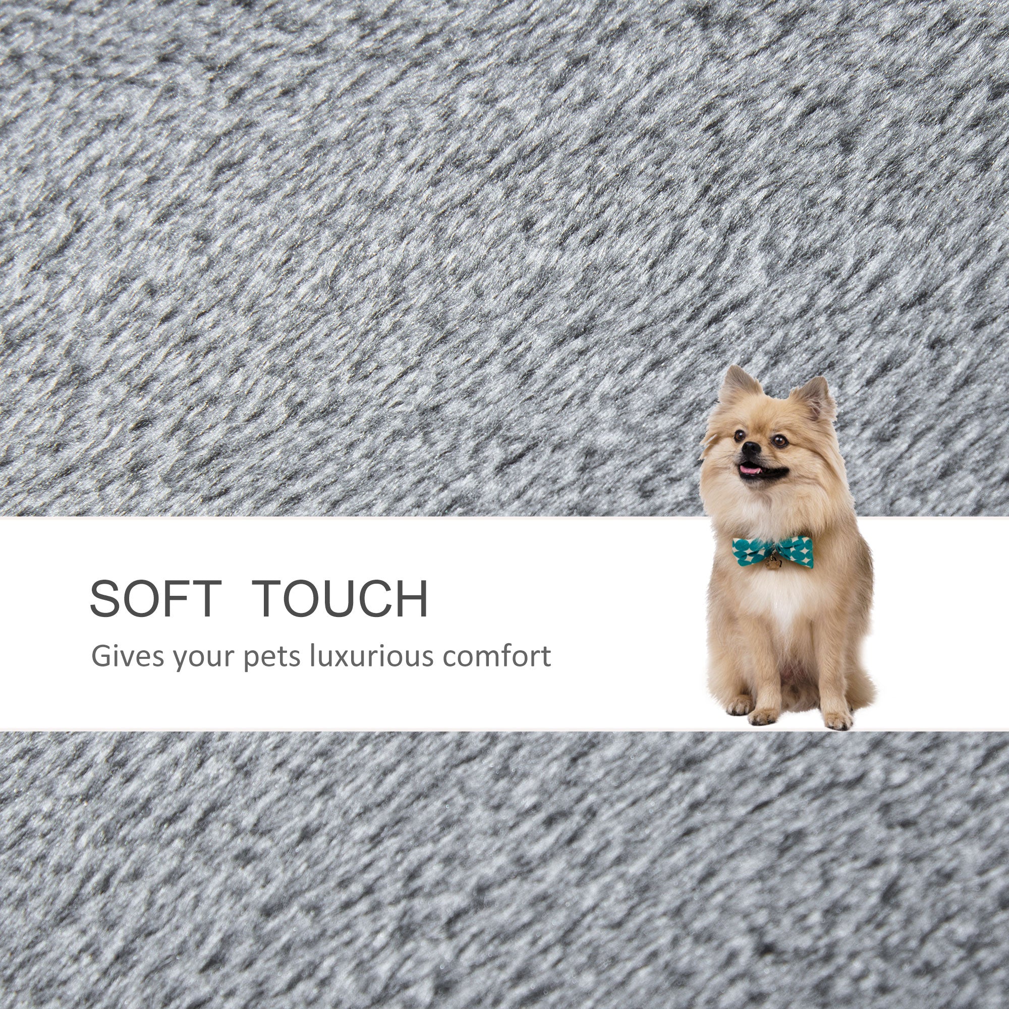 Cat Stairs 4 Steps for Bed, Couch with Scratching Posts, Small Cat Tree for Indoor Cats with Toy Ball, 23.5" x 16" x 25", Light Grey