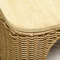 Load image into Gallery viewer, Wicker Cat House, Elevated Design Rattan Cat Bed Basket with Washable Soft Cushion, Door Hole, for Indoor Cats Kittens, Light Brown
