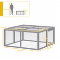 Load image into Gallery viewer, Rabbit Hutch Outdoor, Foldable Guinea Pig House, Portable Rabbit Run, Chicken Cage, Duck Coop with Openable Top, for 3 Bunnies, Ducks, Chickens, 110 x 105 x 50 cm
