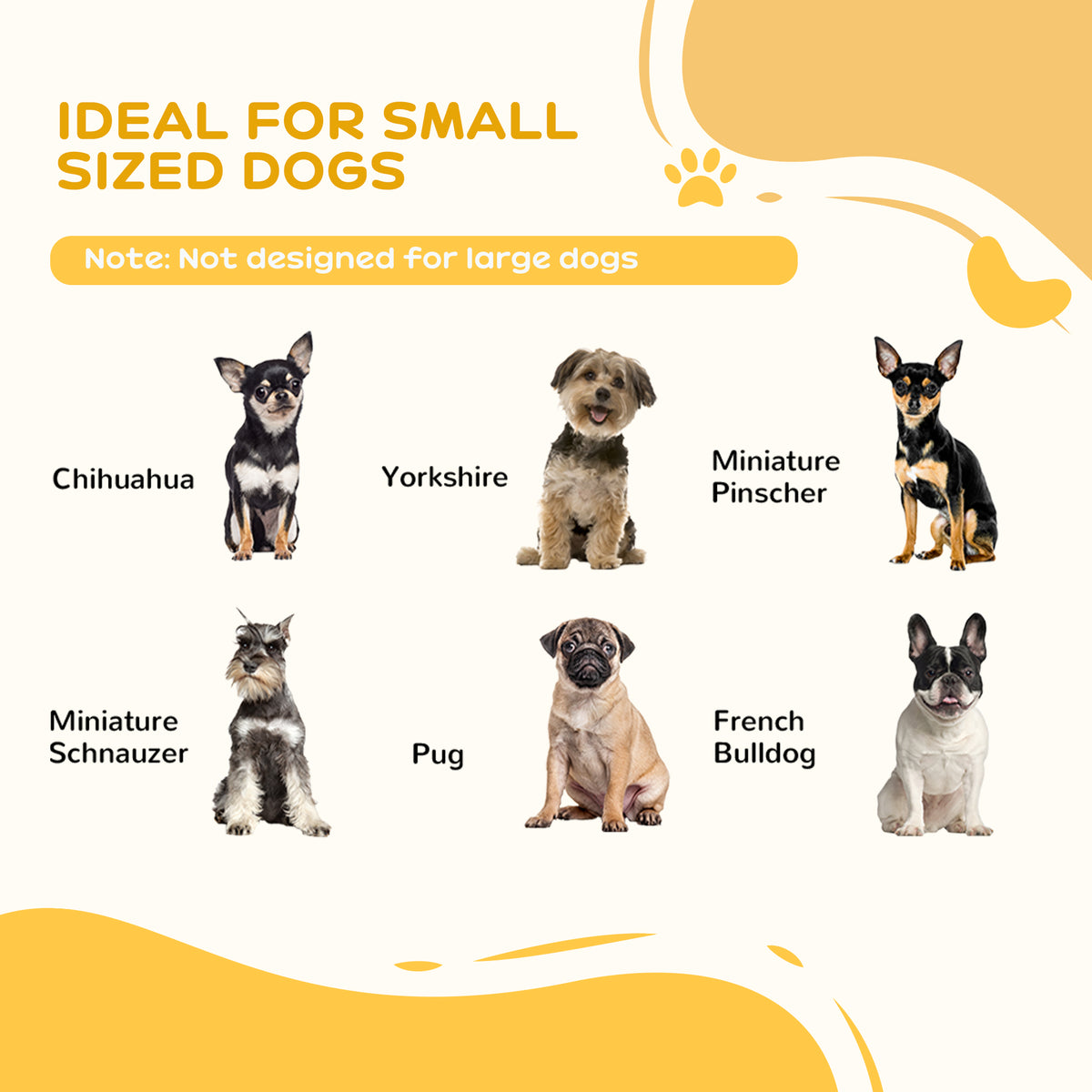 24"H Foldable Dog Gate, 5 Panels Freestanding Pet Gate Barriers Indoor with Support Feet, Puppy Fence for Small Dogs, White