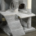 Load image into Gallery viewer, 53" Cat Tree Tower, Large Cat Condo Furniture Multi-Level Activity Center with Scratching Posts, Perches, Ramp, Dangling Balls - Grey
