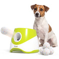 Load image into Gallery viewer, Automatic Dog Ball Launcher with 5 ETPU Balls 3 Ranges 20/33/46ft for Small/Medium Dogs
