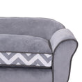 Load image into Gallery viewer, Dog Sofa Bed for XS-Sized Dogs, Cat Sofa with Soft Cushion, Pet Chair Lounge with Washable Cover, Removable Legs, Wooden Frame - Grey
