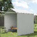 Load image into Gallery viewer, Outdoor Dog Kennel with Waterproof & UV-Resistant Cover, Dog Run with Secure Lock for Small Medium Large Dogs, 13.1' x 7.5' x 7.5'
