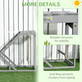 Load image into Gallery viewer, Chicken Activity Play Set with Swing, Chicken Coop Toy with Ladder, Platform for 2 Chickens, Hens, Grey
