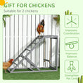 Load image into Gallery viewer, Chicken Activity Play Set with Swing, Chicken Coop Toy with Ladder, Platform for 2 Chickens, Hens, Grey
