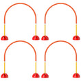 Load image into Gallery viewer, 4 Piece Dog Agility Training Equipment with 4 Adjustable Width Doors, Carry Bag, Easy to Assemble, Dog Obstacle Course for Garden, Orange
