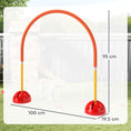 Load image into Gallery viewer, 4 Piece Dog Agility Training Equipment with 4 Adjustable Width Doors, Carry Bag, Easy to Assemble, Dog Obstacle Course for Garden, Orange
