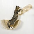Load image into Gallery viewer, 4PCs Wall Mounted Cat Tree Cat Wall Shelves Furniture Climbing Shelf Set Kitten Activity Centre w/ Hammock, Scratching Post - Beige
