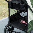 Load image into Gallery viewer, Pet Stroller for Small Medium Large Dogs and Cats, Foldable Dog Stroller with 4 Wheels, Shock-Absorbing Frame, Safety Leashes, Brakes, for Pets up to 66 lbs, Dark Green
