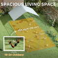 Load image into Gallery viewer, Chicken Run, Large Metal Chicken Coop with Feeding Door, Waterproof & UV-Resistant Cover, Hanging Feeder, Perch, Poultry Cage for Outdoor, Backyard, Farm, for 18-24 Chickens

