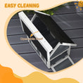Load image into Gallery viewer, Outdoor Cat House, Wooden Feral Cat Shelter, Water-Resistant Hide Home with Openable Asphalt Roof, Three Doors, 77 x 57.5 x 68cm - Grey
