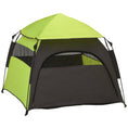 Load image into Gallery viewer, Foldable Dog Cat Tent, Portable Pet Playpen with Water-Resistant Oxford Cloth, Carry Bag, Exercise Tent for Extra Large Dog, Cat, Indoor Outdoor Use, Green
