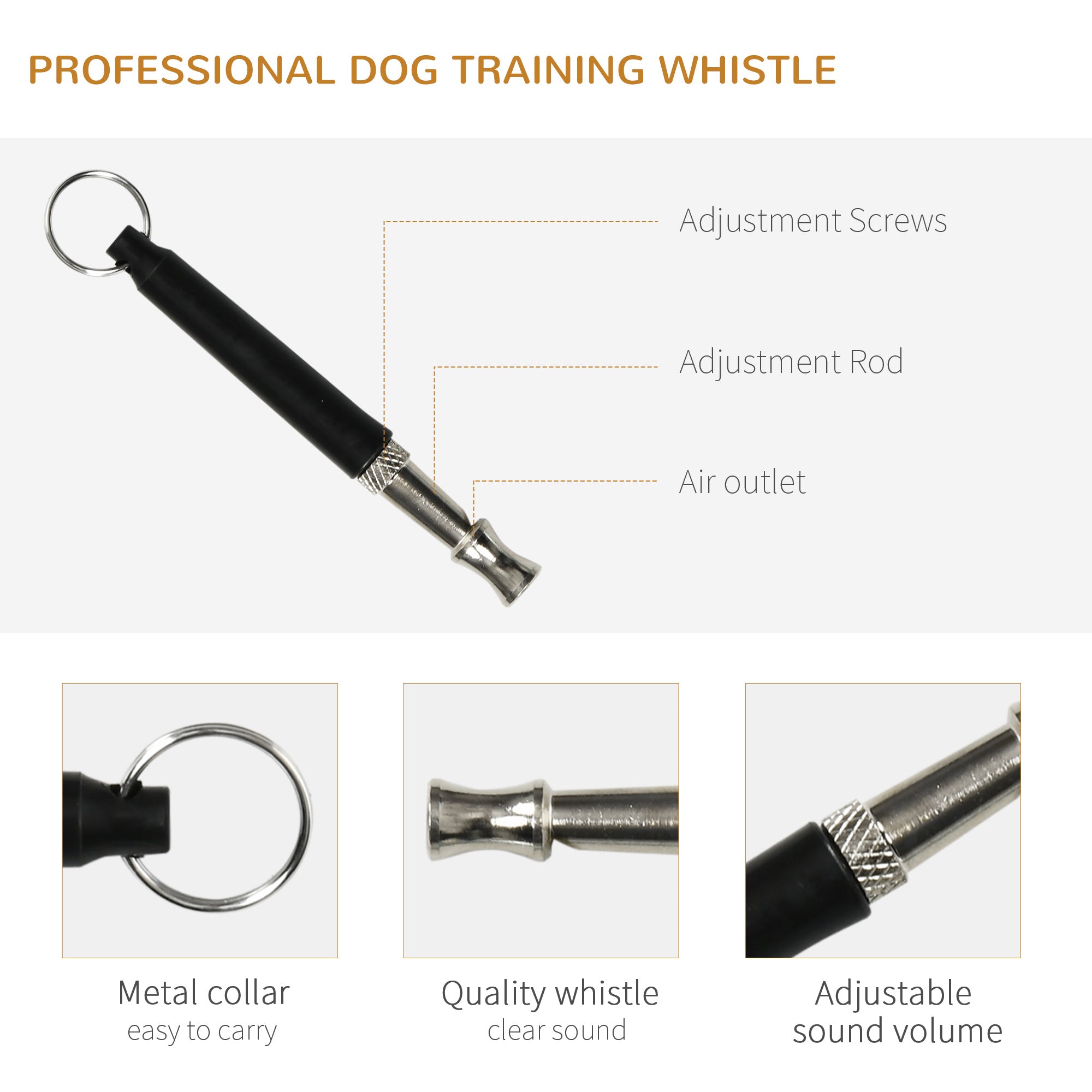 Dog Agility Equipment Set 6 PCs with 3(m) Tunnel, Canine Whistle, Pause Box, Dog Jumps, Weave Poles