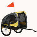 Load image into Gallery viewer, Bike Trailer for Dogs, Pet Bike Wagon with Steel Frame for Medium Dogs, Yellow
