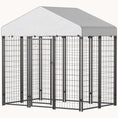 Load image into Gallery viewer, 5.9' x 4' x 6' Outdoor Dog Kennel with Secure Roof for Medium Dogs
