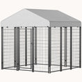 Load image into Gallery viewer, 6' x 6' x 6'  Weatherproof Outdoor Dog Kennel Run with Secure Roof
