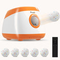 Load image into Gallery viewer, Automatic Dog Ball Launcher 26-79 ft Rechargeable Remote 6 Balls Orange
