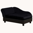 Load image into Gallery viewer, Dog Couch with Hidden Storage & Soft 2" Foam, for Small Dogs, Black
