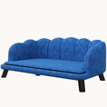 Load image into Gallery viewer, Pearl Design Dog Couch with Foam Cushion for Medium & Large Sized Dogs, Dark Blue
