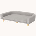 Load image into Gallery viewer, Pet Sofa Bed with Removable Top, Washable Cover, for Large Dogs & Cats, Gray
