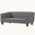 Load image into Gallery viewer, Modern Elevated Pet Sofa Bed with Seat Cushions, for Small and Medium Dogs, Gray
