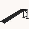Load image into Gallery viewer, 74"x16"x25" Dog Ramp with Non-Slip Carpet & Top Platform Black
