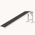 Load image into Gallery viewer, 74"x16"x25" Dog Ramp with Non-Slip Carpet & Top Platform White
