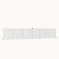 Load image into Gallery viewer, 6-Panel Foldable Wooden Dog Gate, 170" Freestanding Pet Gate with Support Feet, White
