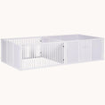 Load image into Gallery viewer, Whelping Box for Dogs amd Puppies with Removable Doors, 81" x 39" x 20", White

