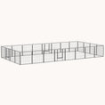 Load image into Gallery viewer, 24 Panel Dog Fence for Small and Medium Dogs with Lockable Door, 15.7' x 15.7' x 2.6'
