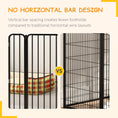 Load image into Gallery viewer, 8 Panel 80cm Height Heavy Duty with Vertical Bars & Mountable Design
