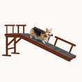 Load image into Gallery viewer, 60" Dog Ramp for Bed/Couch with Removable Guardrails & Non-Slip Surface
