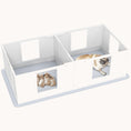 Load image into Gallery viewer, Two-Room Design Whelping Box with Whelping Pad & Adjustable Entrance, for Small Dogs
