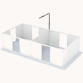Load image into Gallery viewer, Whelping Box with Retractable Light Stand & Adjustable Door, for S to M Breed Dogs or Pets
