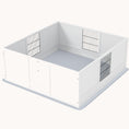 Load image into Gallery viewer, Dog Whelping Box with Washable Pee Pad Adjustable Door, for Large Dogs, 49" x 47" x 19"

