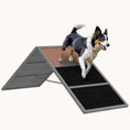 Load image into Gallery viewer, Pupstacle A-Frame Dog Agility Ramp with Non-Slip Surface Gray
