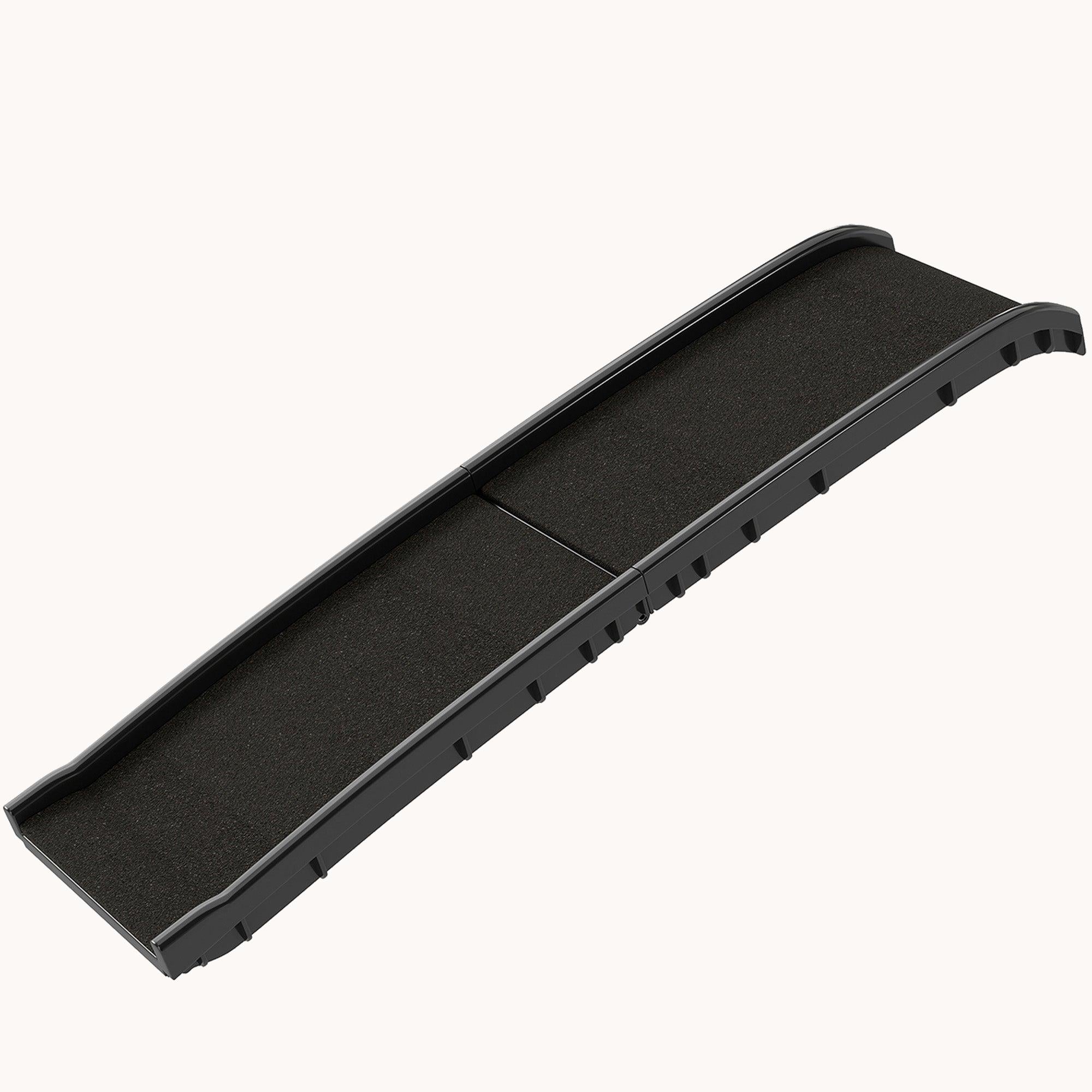 61-Inch Folding Pet Ramp with Anti-Slip Surface & Safety Rails